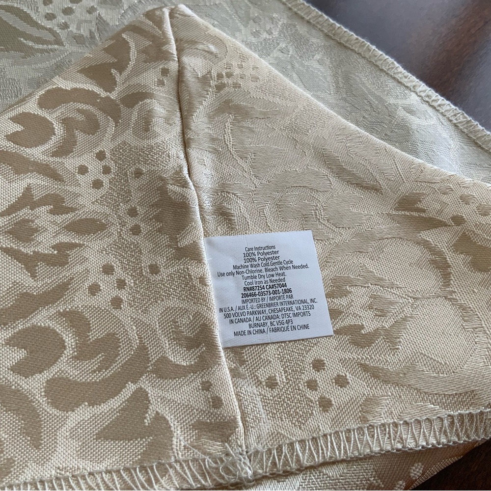 Set of 3 Gold Table Runners - Picture 2 of 6